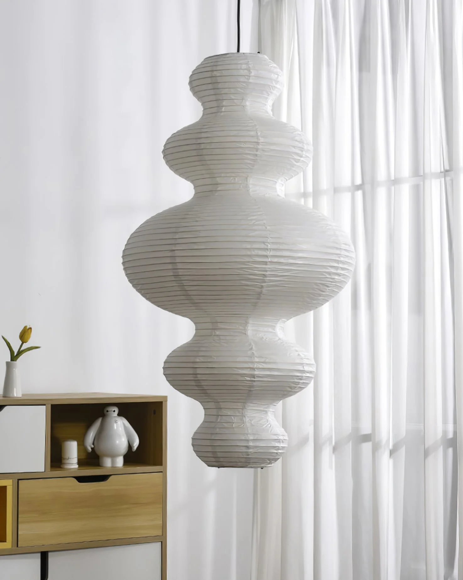 Akari Juni Pendant Swag Lamp - Image 37