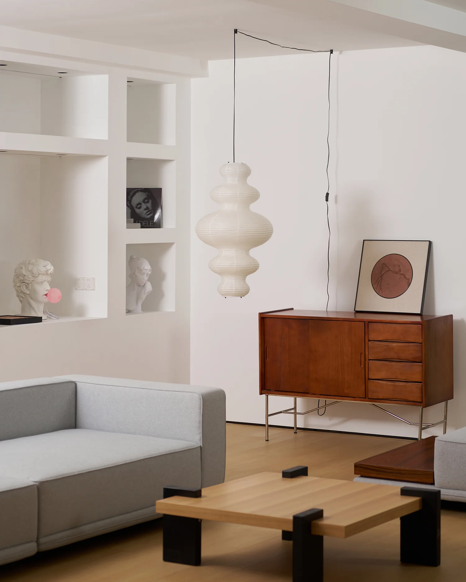 Akari Juni Pendant Swag Lamp - Image 40