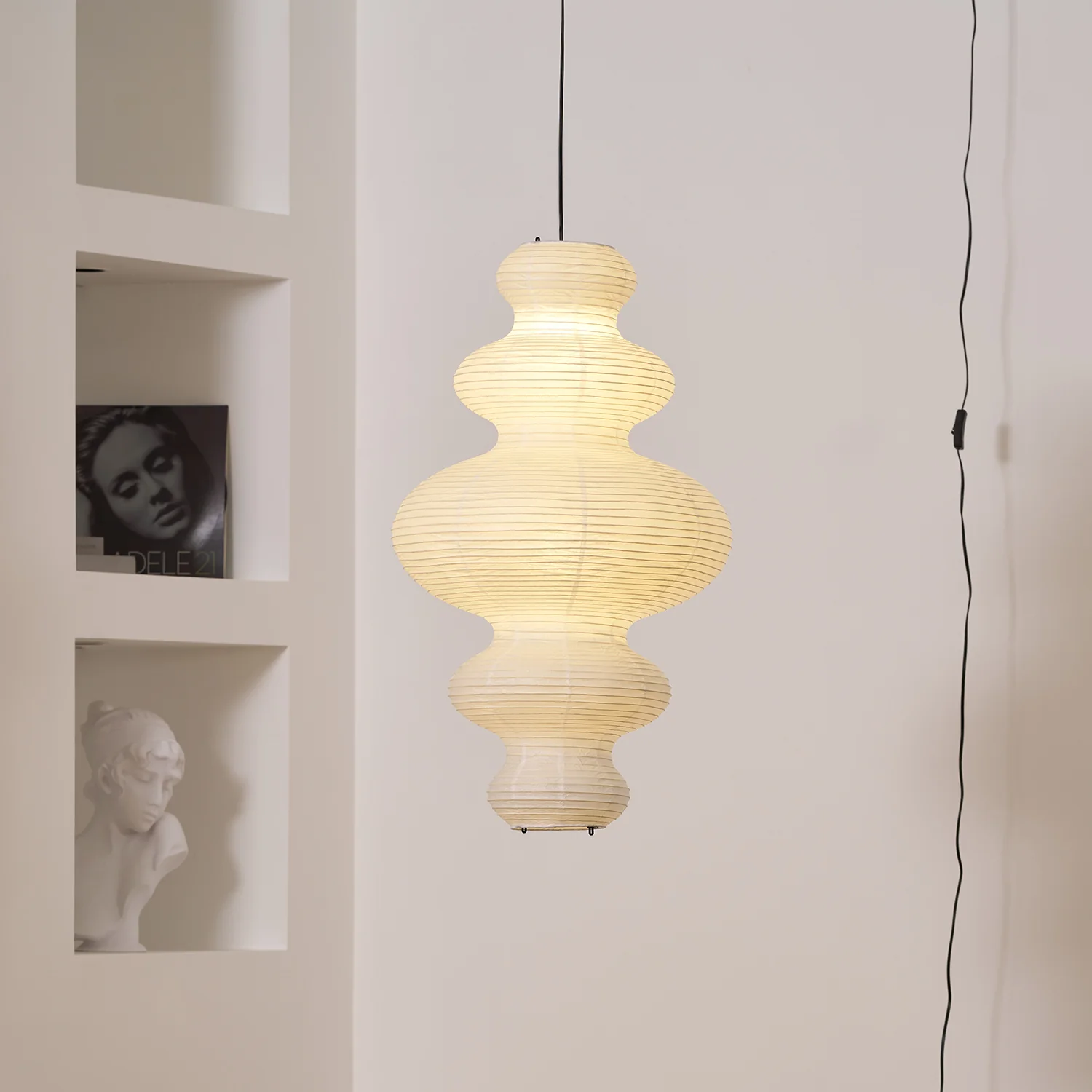 Akari Juni Pendant Swag Lamp - Image 45