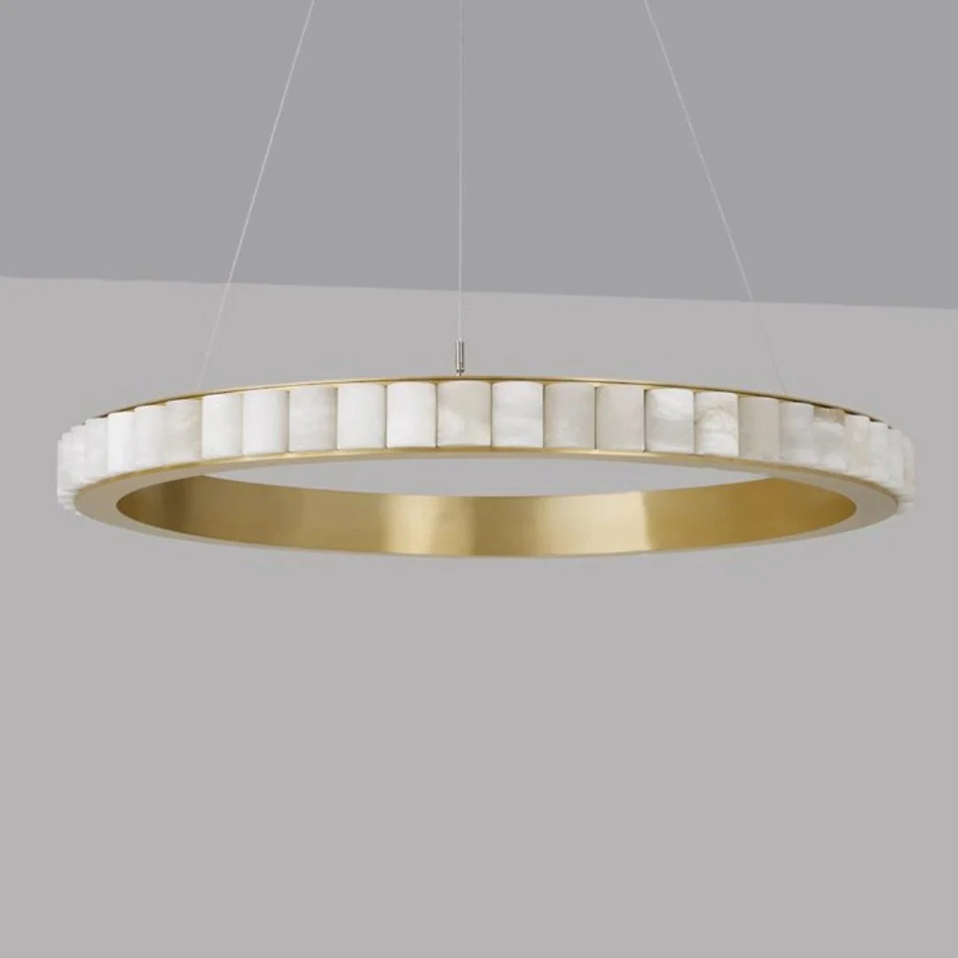 Alabaster Avalon Halo Chandelier - Image 22
