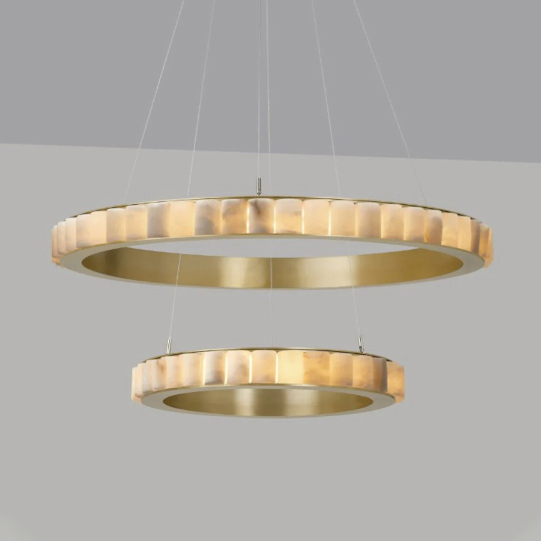 Alabaster Avalon Halo Chandelier - Image 23