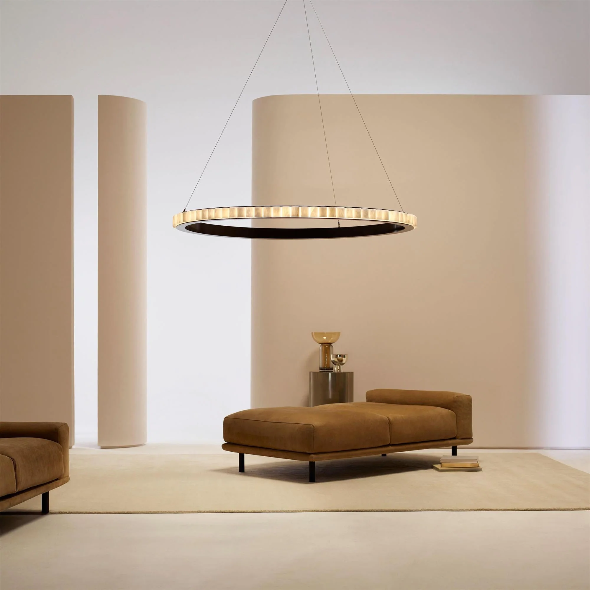 Alabaster Avalon Halo Chandelier - Image 50