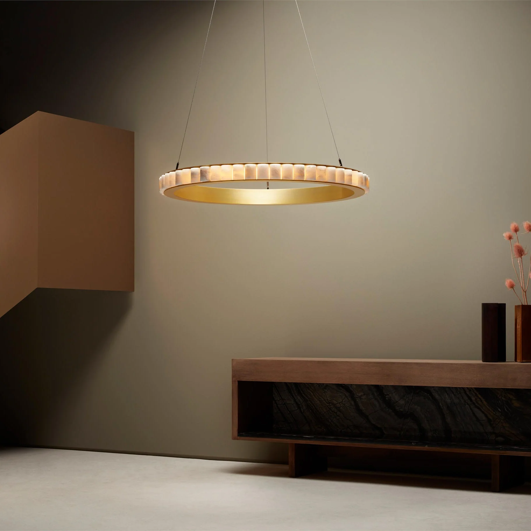 Alabaster Avalon Halo Chandelier - Image 51