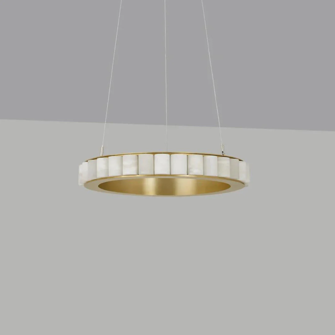 Alabaster Avalon Halo Chandelier - Image 57