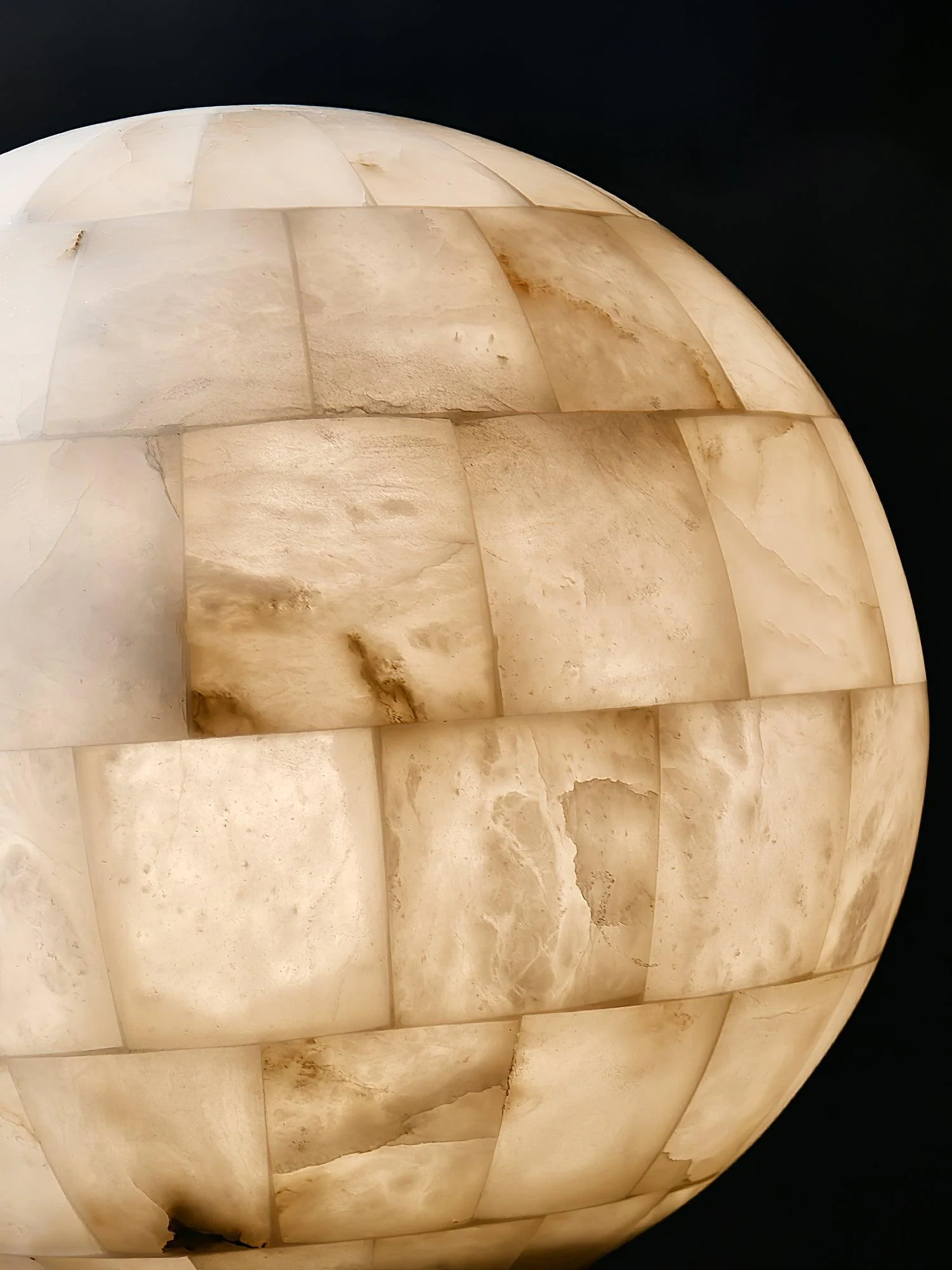 Alabaster Ball Pendant Light - Image 5
