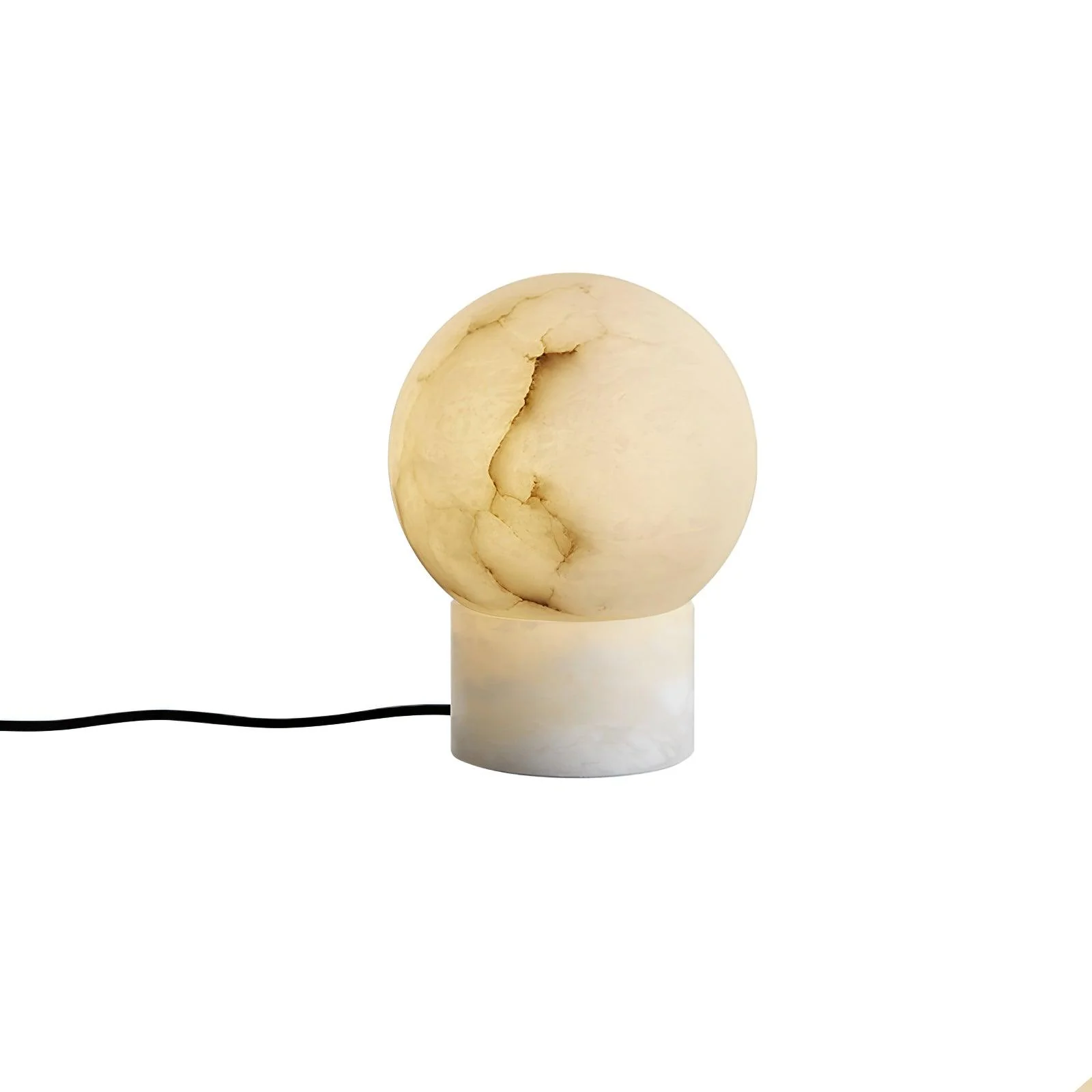 Marble Ball Alabaster Table Lamp - Image 16