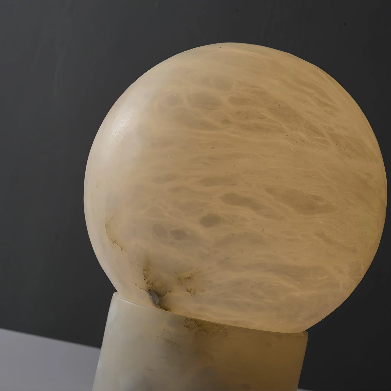 Marble Ball Alabaster Table Lamp - Image 17