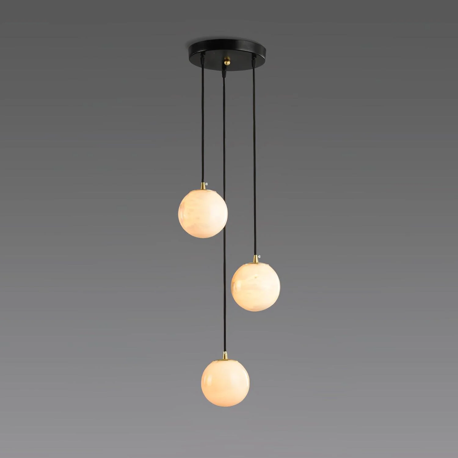 Alabaster Balls Cluster Chandelier - Image 22