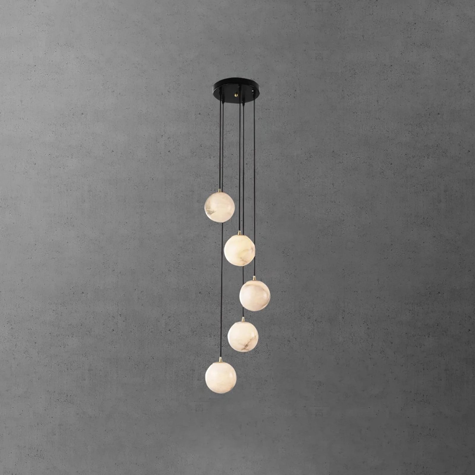Alabaster Balls Cluster Chandelier - Image 42