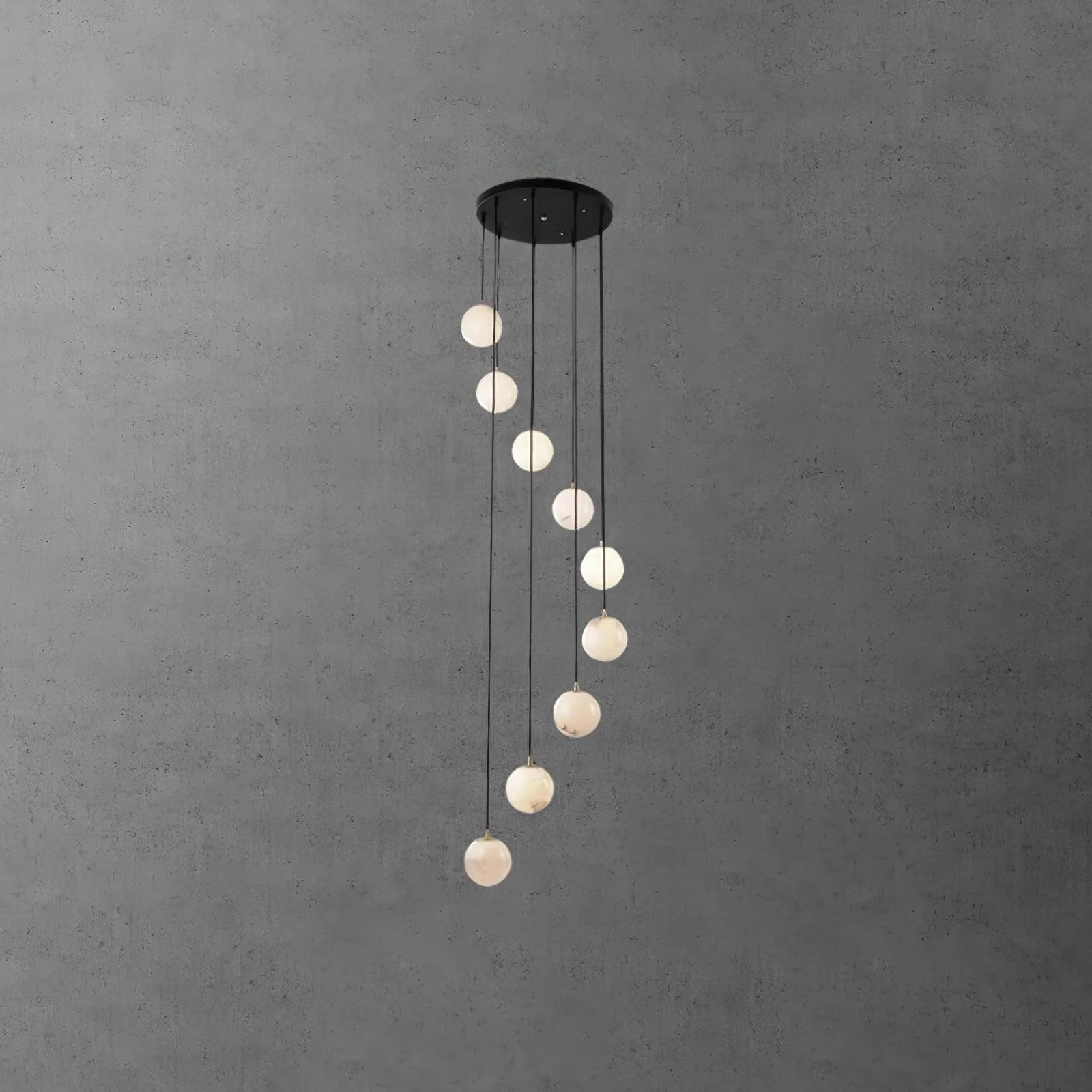 Alabaster Balls Cluster Chandelier - Image 44