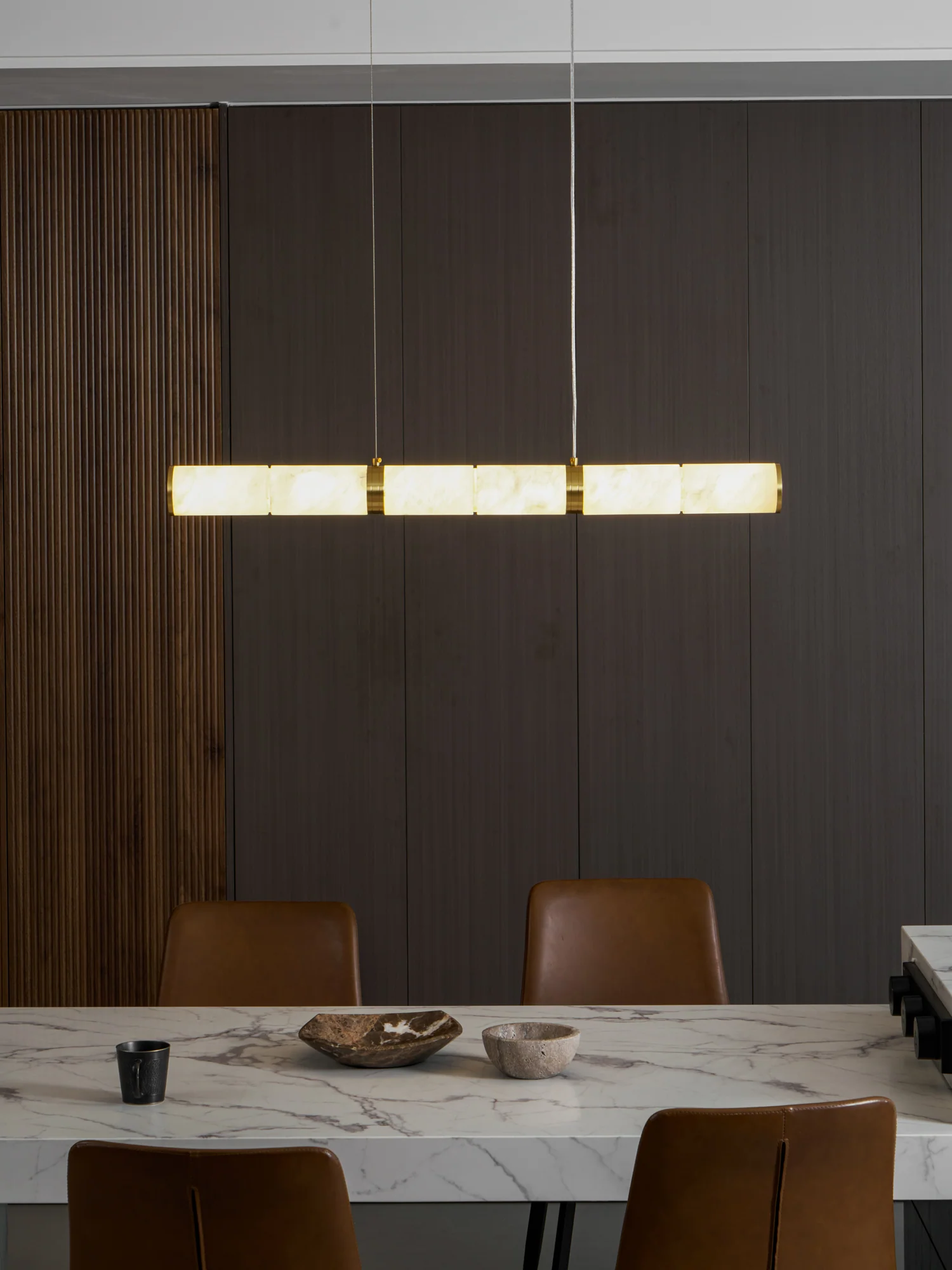 Alabaster Beam Pendant Light - Image 19