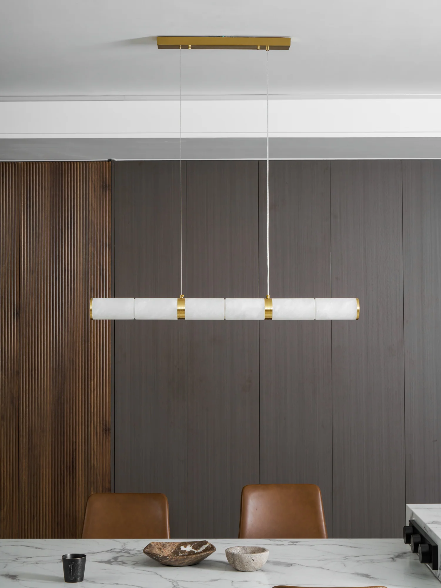 Alabaster Beam Pendant Light - Image 20
