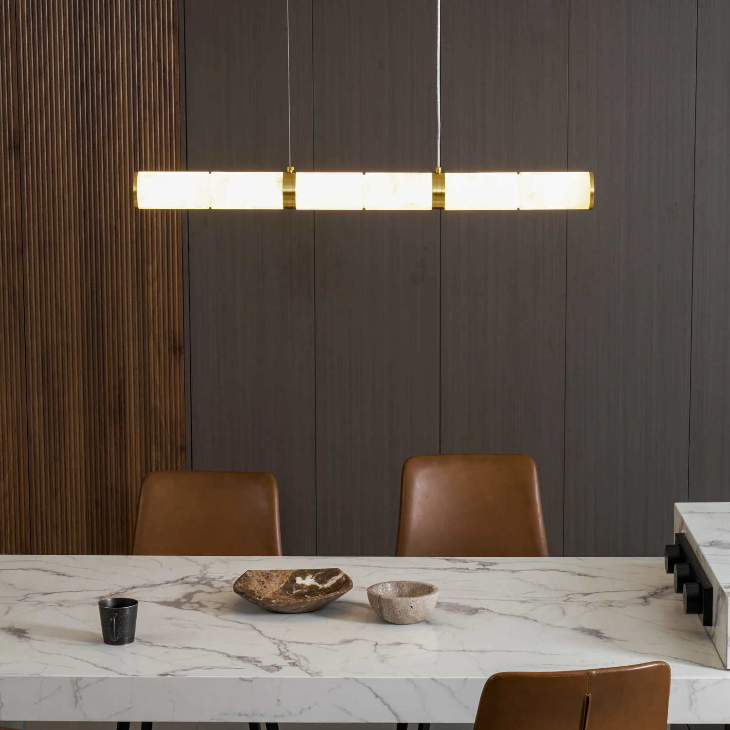 Alabaster Beam Pendant Light - Image 29