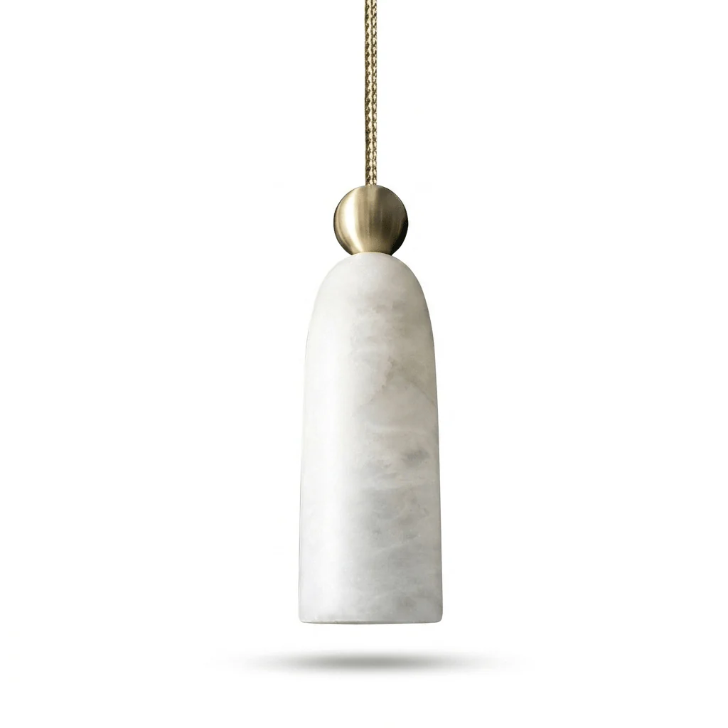 Alabaster Bell Cluster Pendant Lamp - Image 14