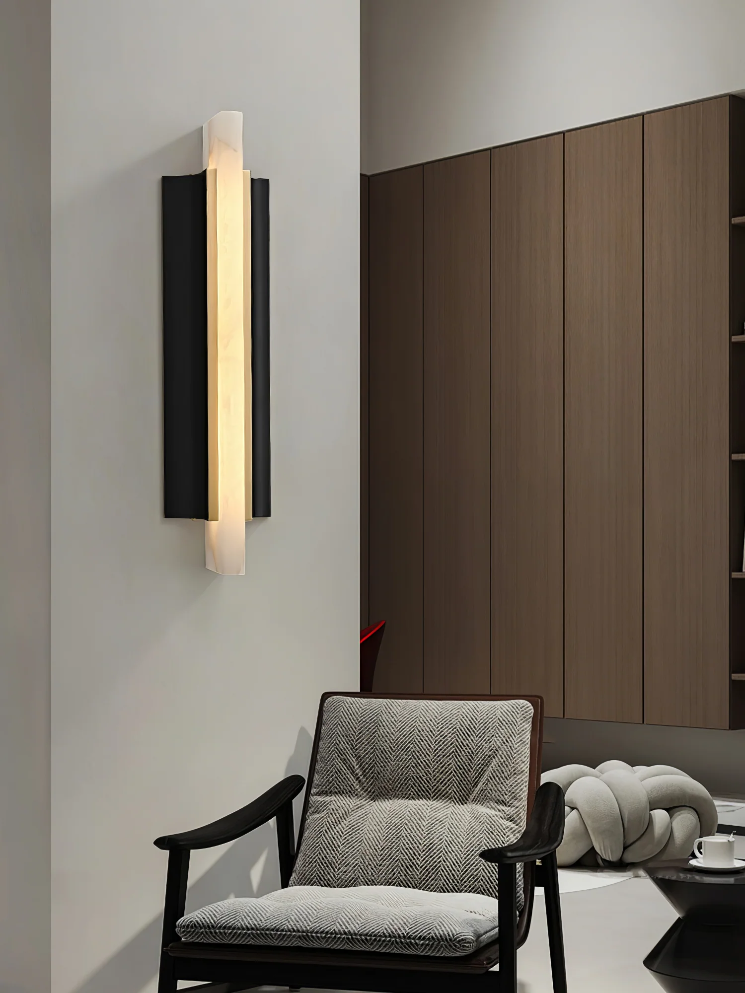 Alabaster Blade Wall Sconce - Image 5