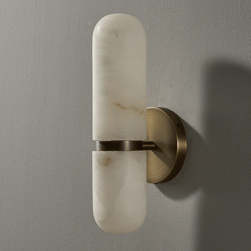 Alabaster Capsule Wall Sconce - Image 8
