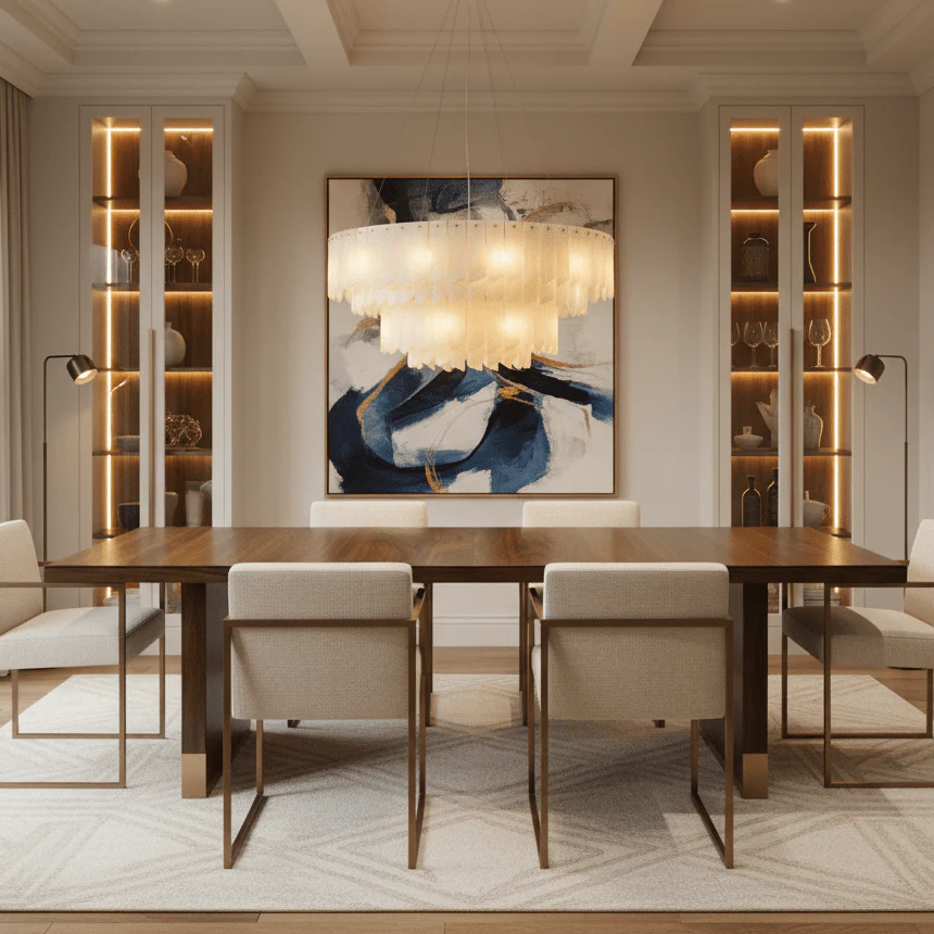 Alabaster Cascade Tiered Chandelier - Image 9