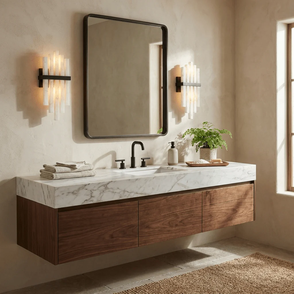 Alabaster Cascade Wall Lamp - Image 6
