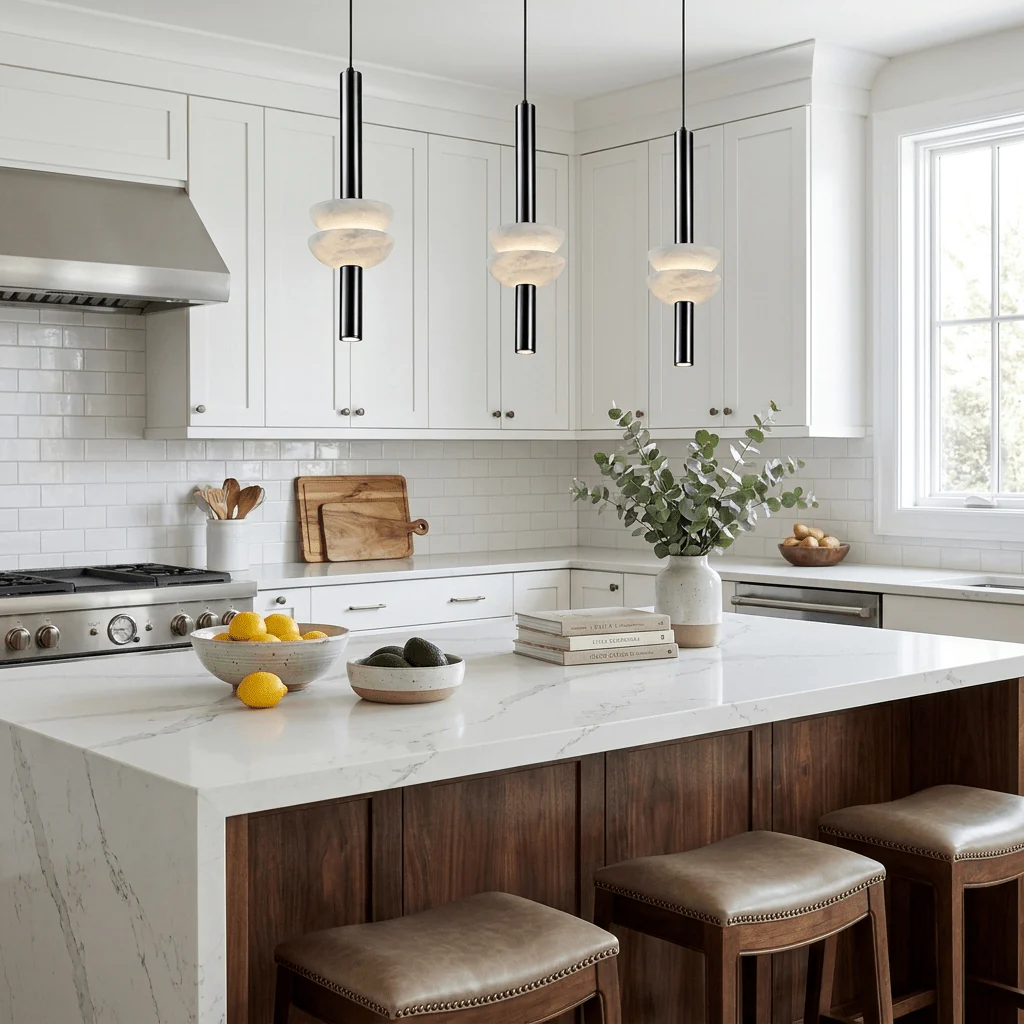 Alabaster Column Pendant Lamp - Image 5