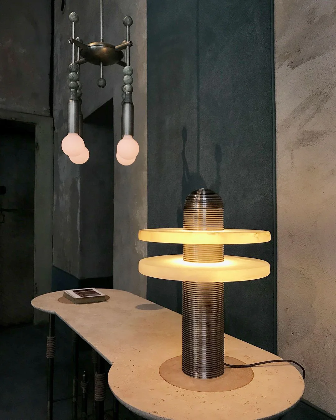 Alabaster Comet Table Lamp - Image 19