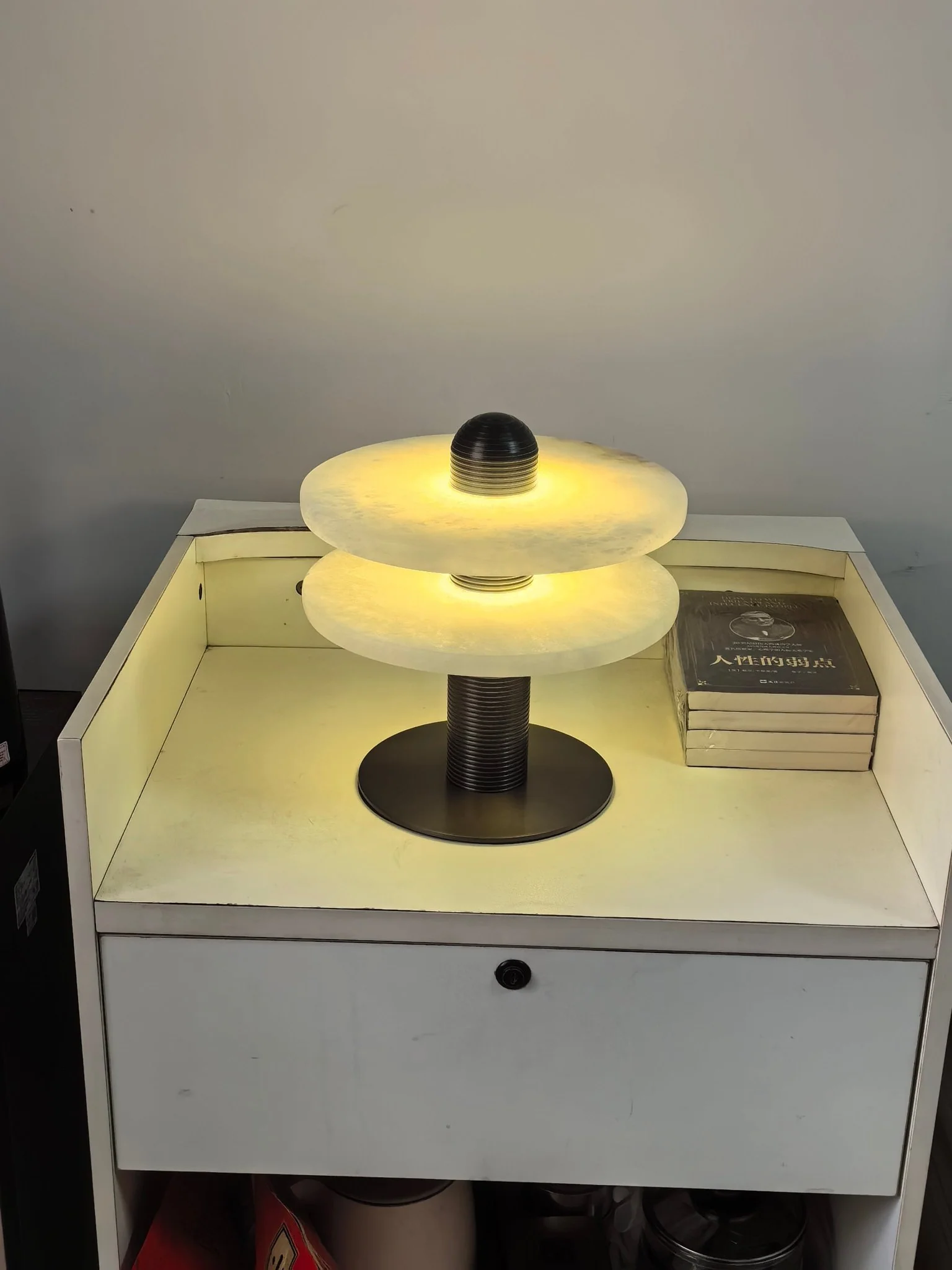 Alabaster Comet Table Lamp - Image 6