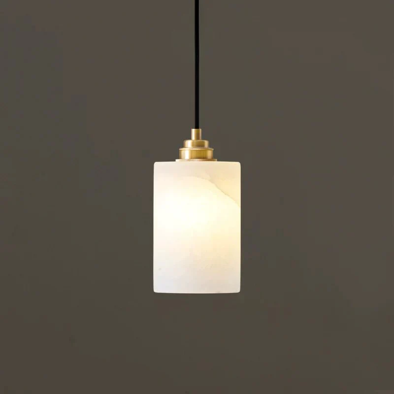 Alabaster Cylinder Cluster Chandelier - Image 14