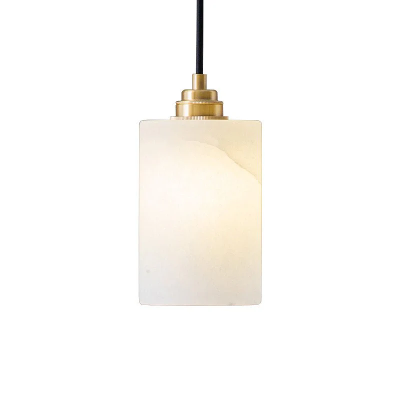 Alabaster Cylinder Cluster Chandelier - Image 17