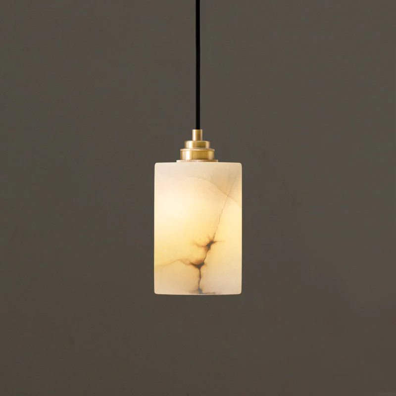 Alabaster Cylinder Cluster Chandelier - Image 18
