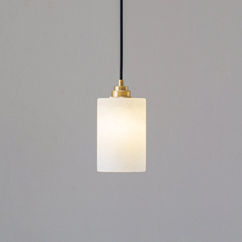 Alabaster Cylinder Cluster Chandelier - Image 19