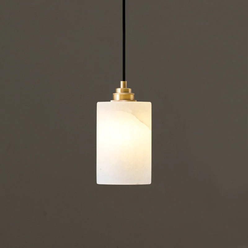Alabaster Cylinder Cluster Chandelier - Image 20