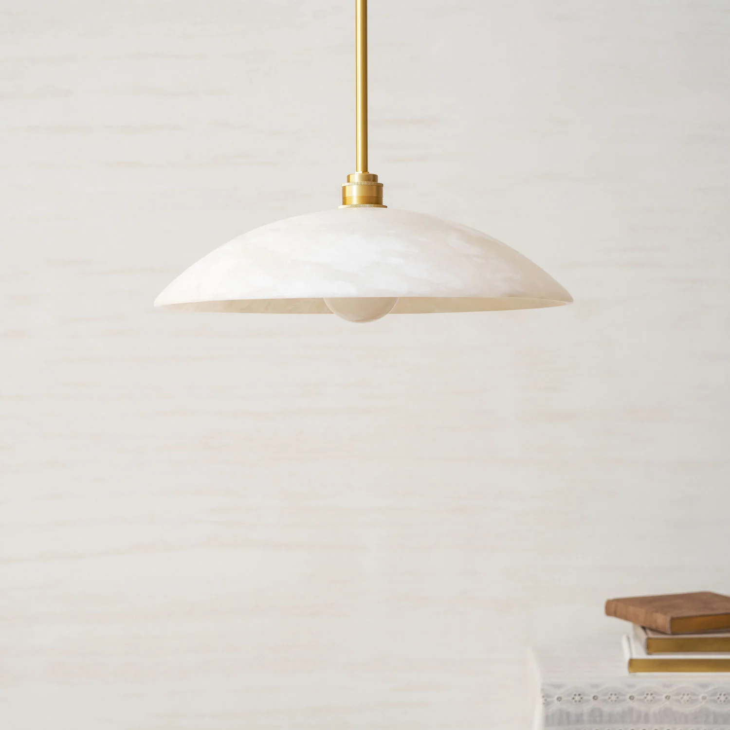 Alabaster Dome Pendant Lamp - Image 46
