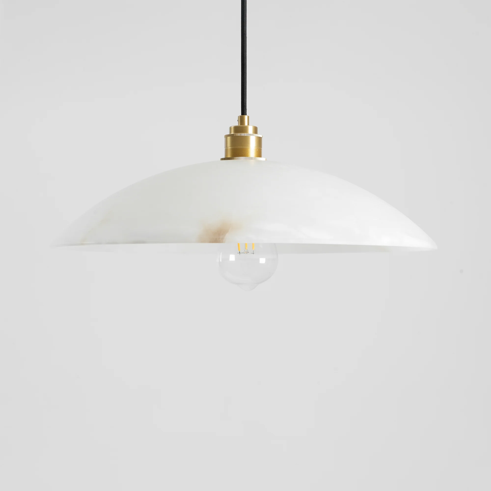 Alabaster Dome Swag Alabaster Pendant Lamp - Image 38