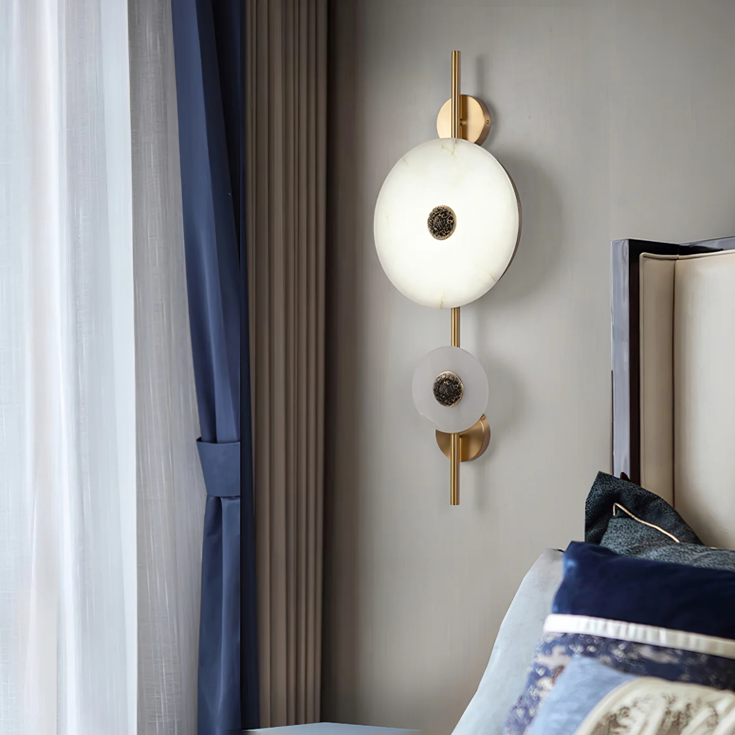 Alabaster Eclipse Wall Light - Image 13