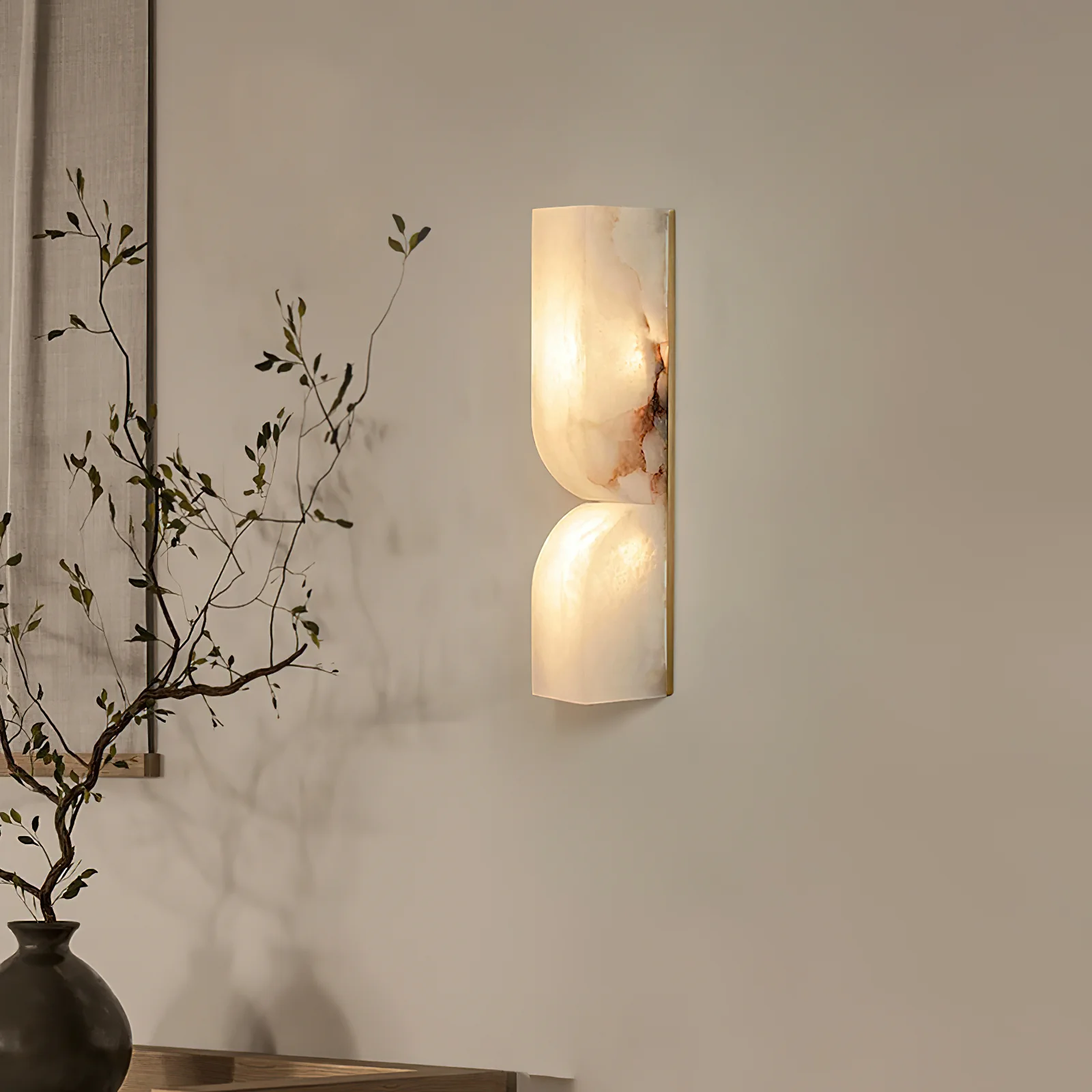 Alabaster Essence Plug-in Wall Sconce - Image 10