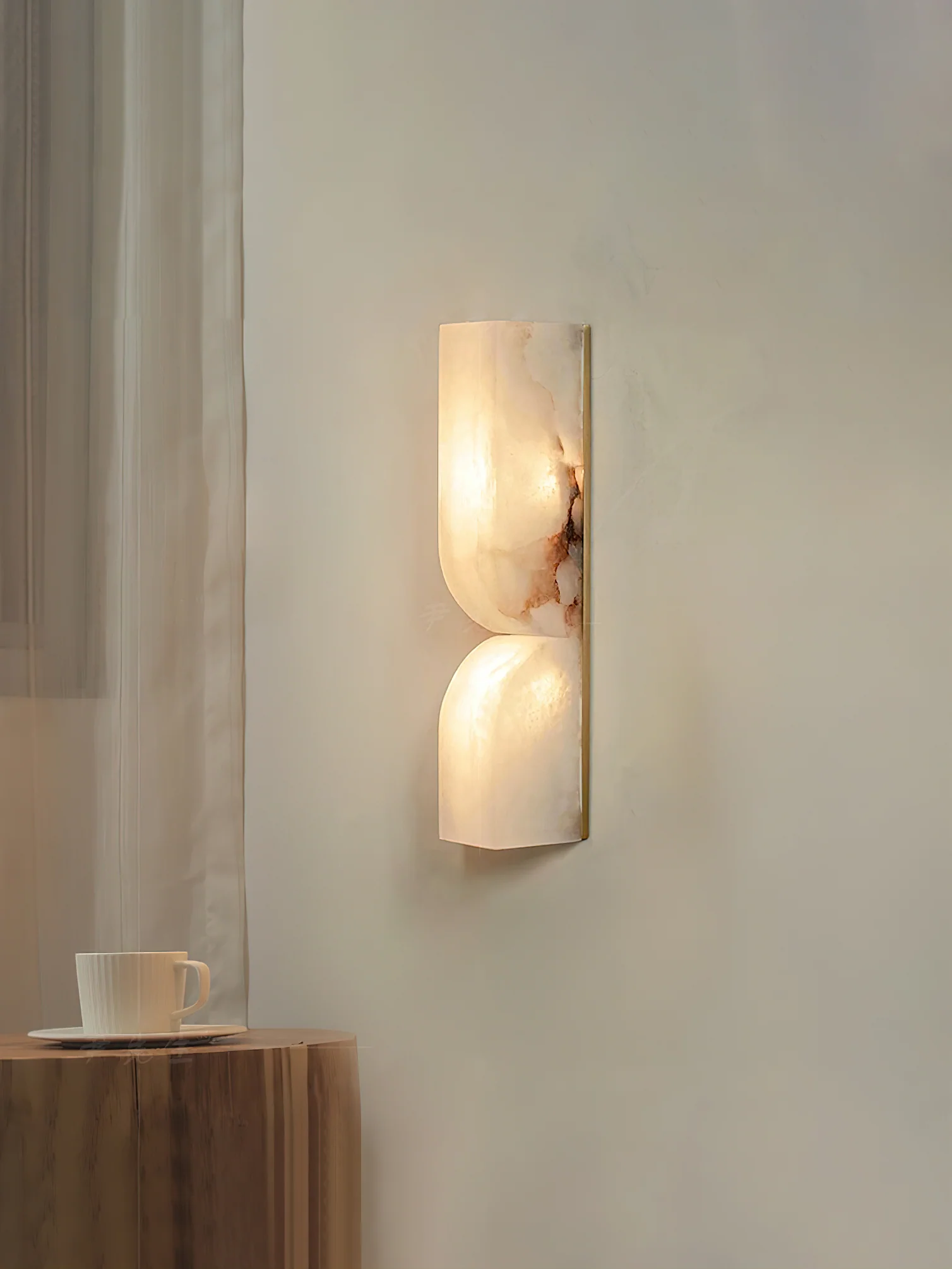 Alabaster Essence Plug-in Wall Sconce - Image 22
