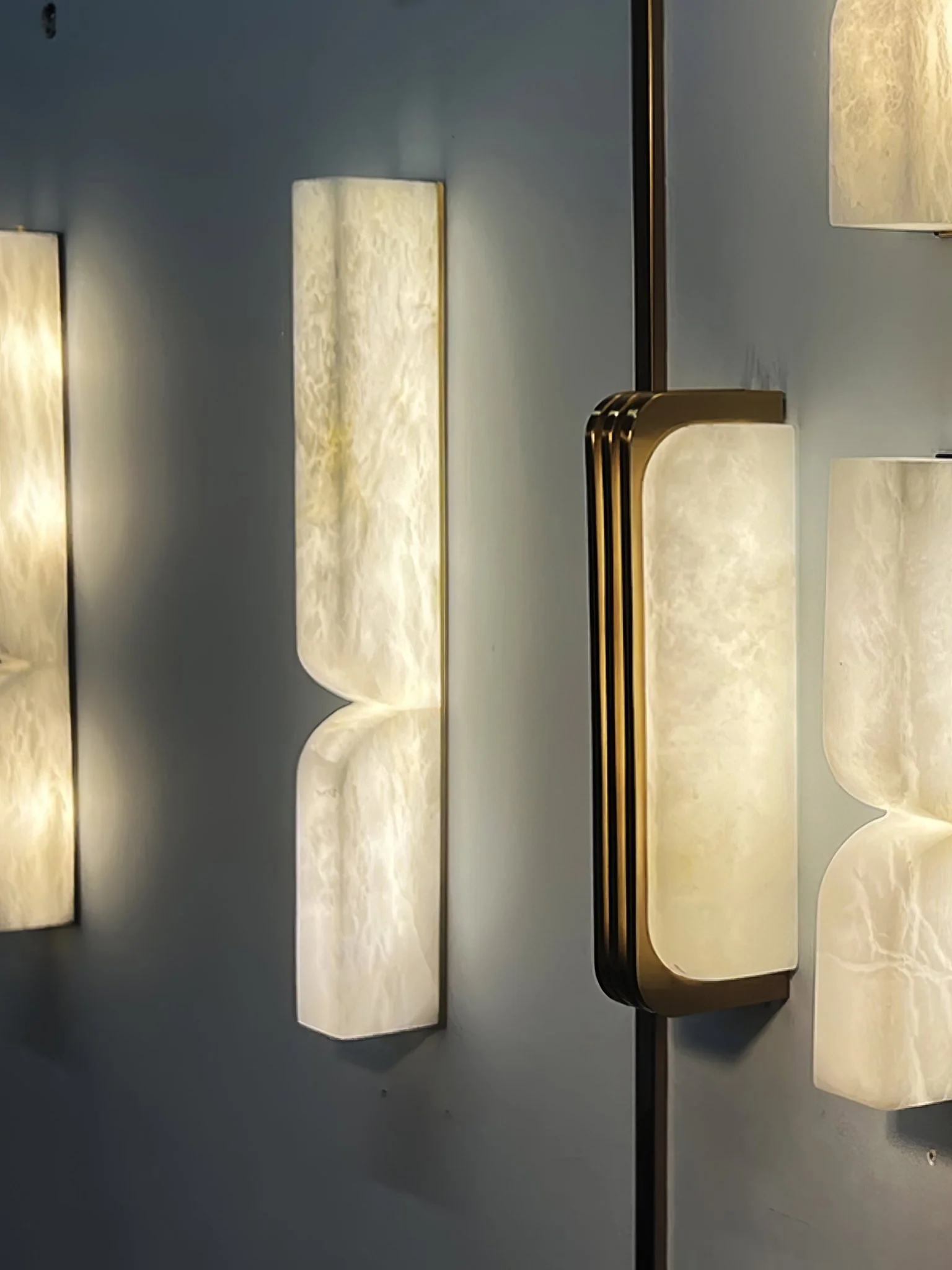 Alabaster Essence Plug-in Wall Sconce - Image 35
