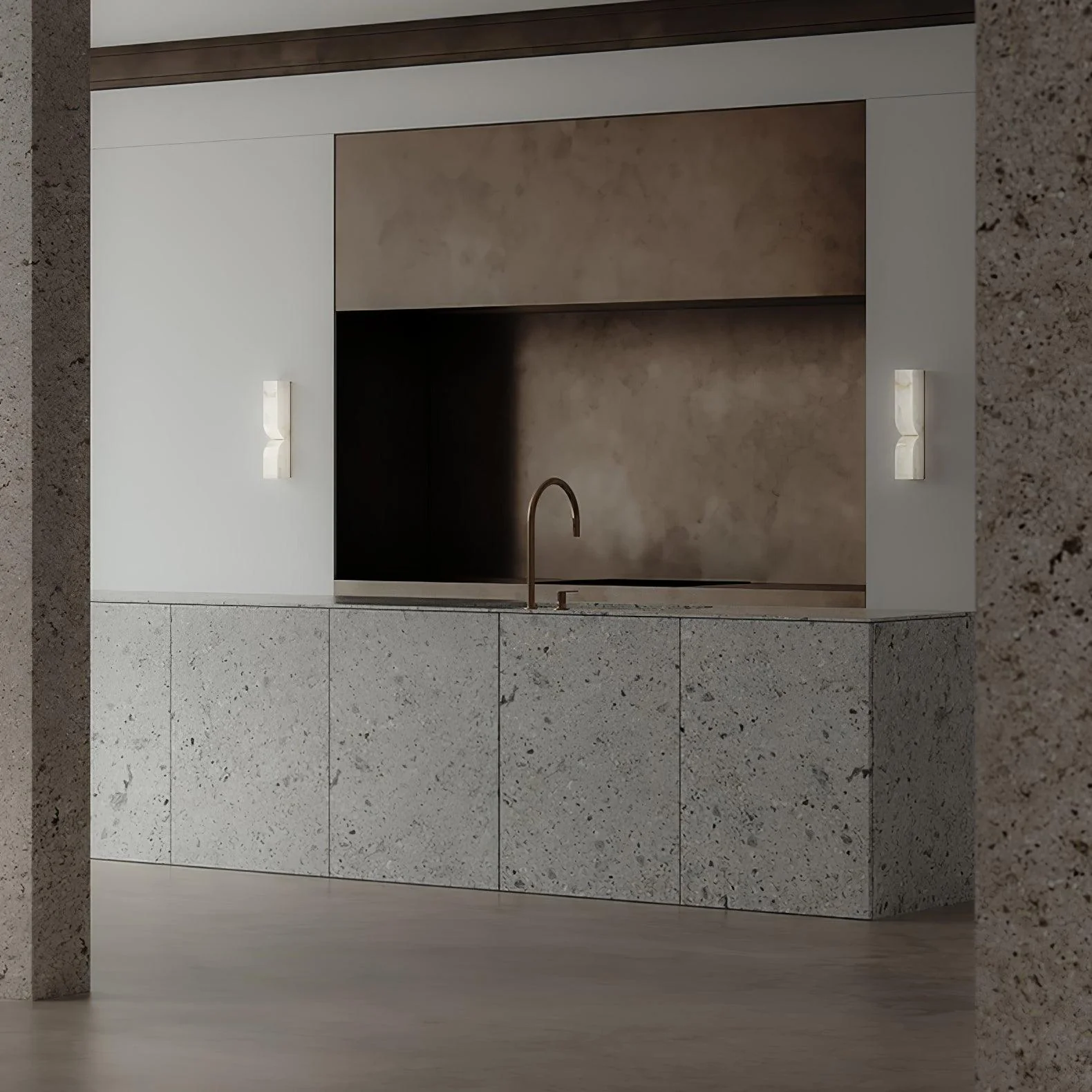 Alabaster Essence Plug-in Wall Sconce - Image 37