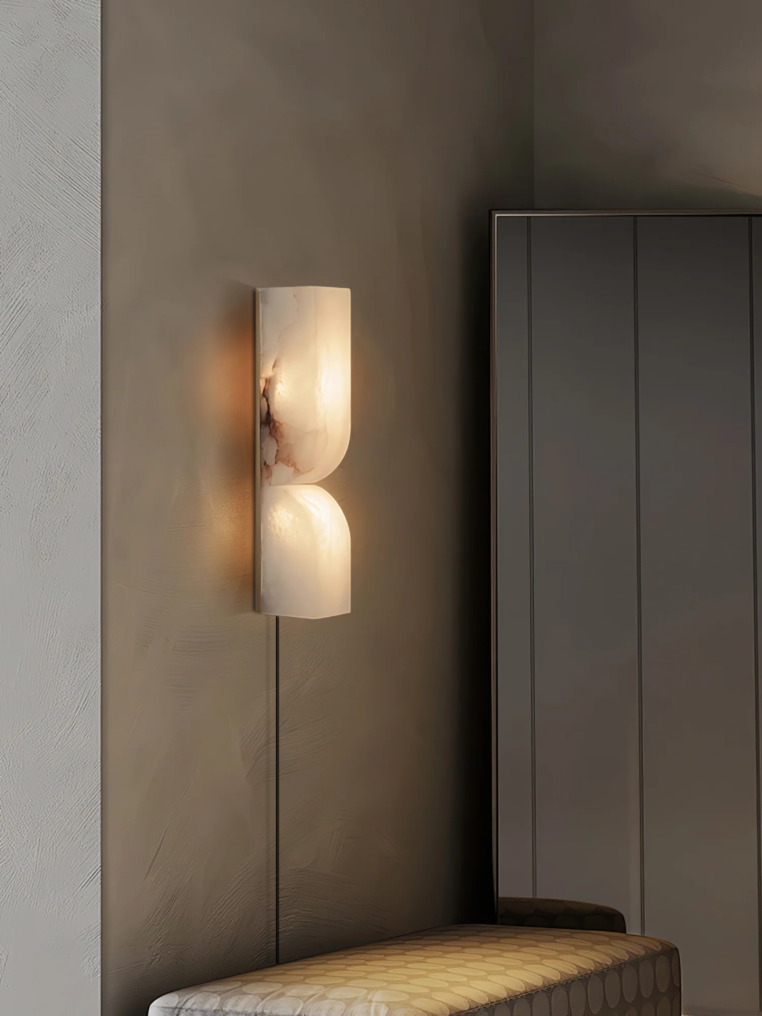 Alabaster Essence Plug-in Wall Sconce - Image 59