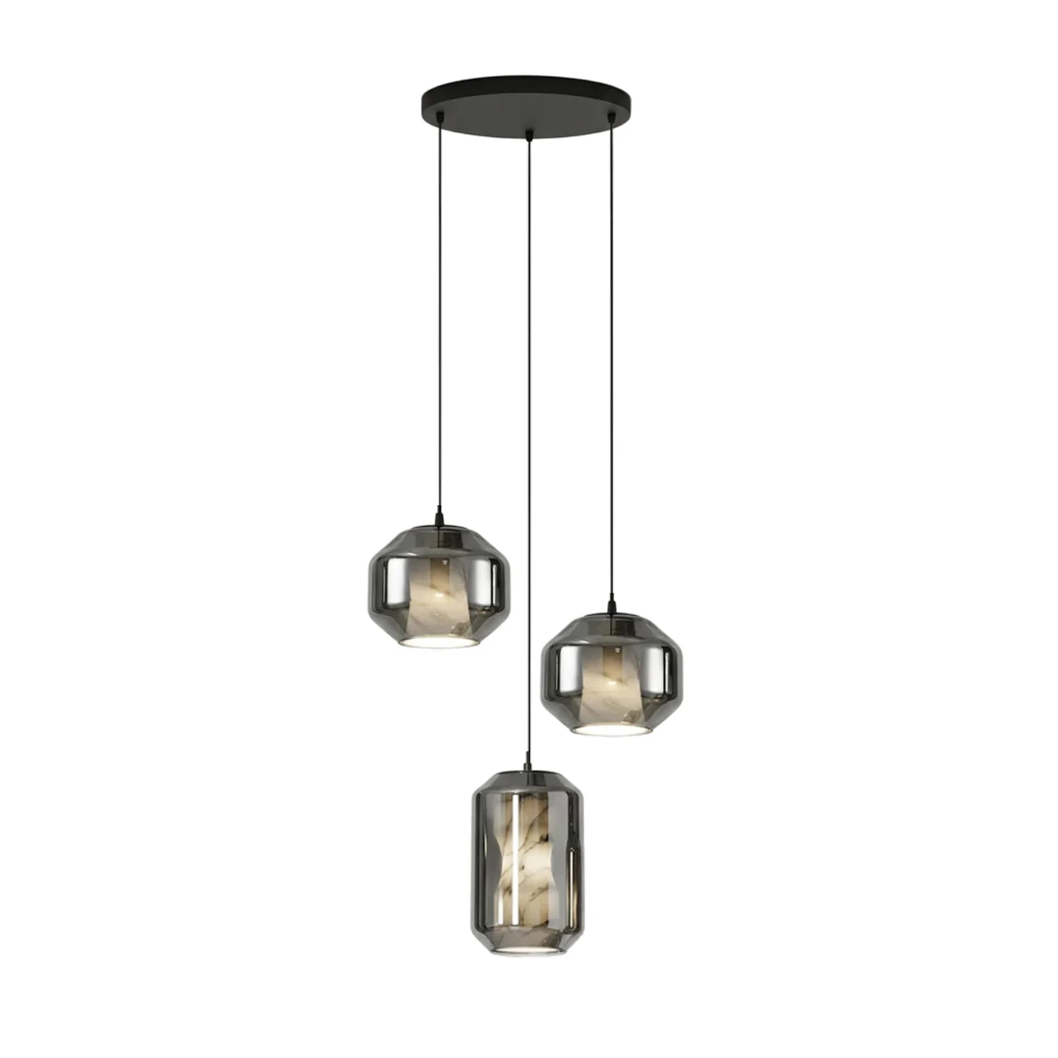 Alabaster Glass Cylinder Pendant Light - Image 59