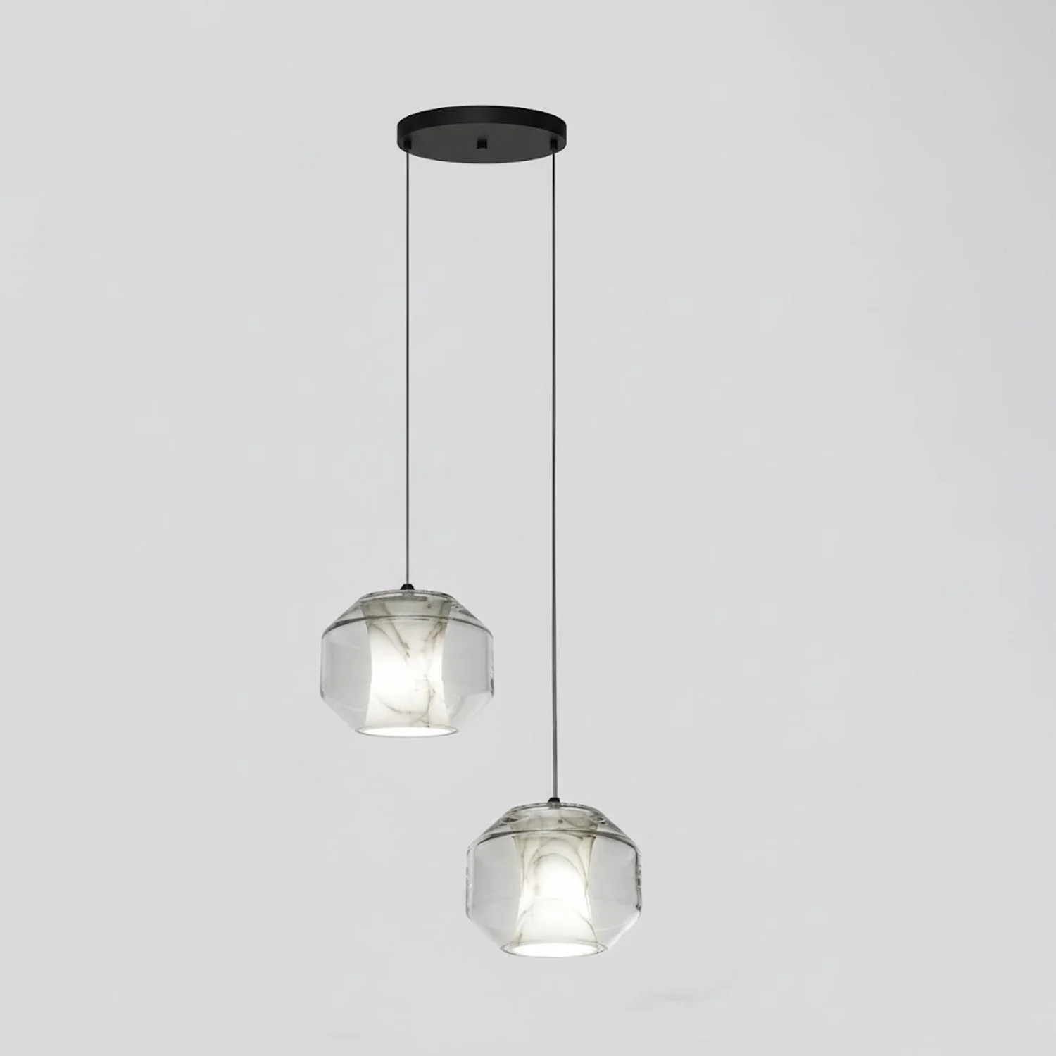 Alabaster Glass Cylinder Pendant Light - Image 67