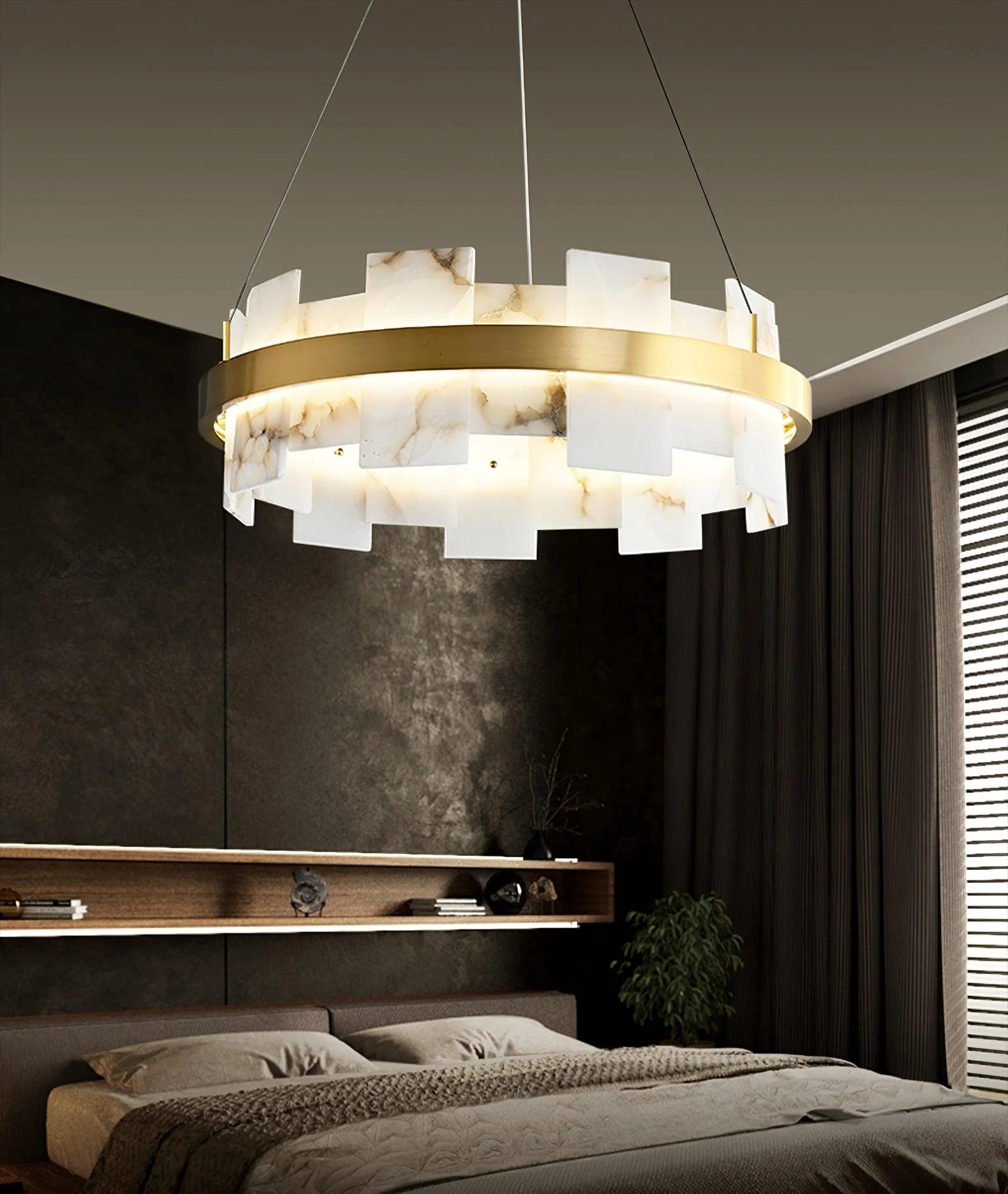 Alabaster Halo Chandelier - Image 18