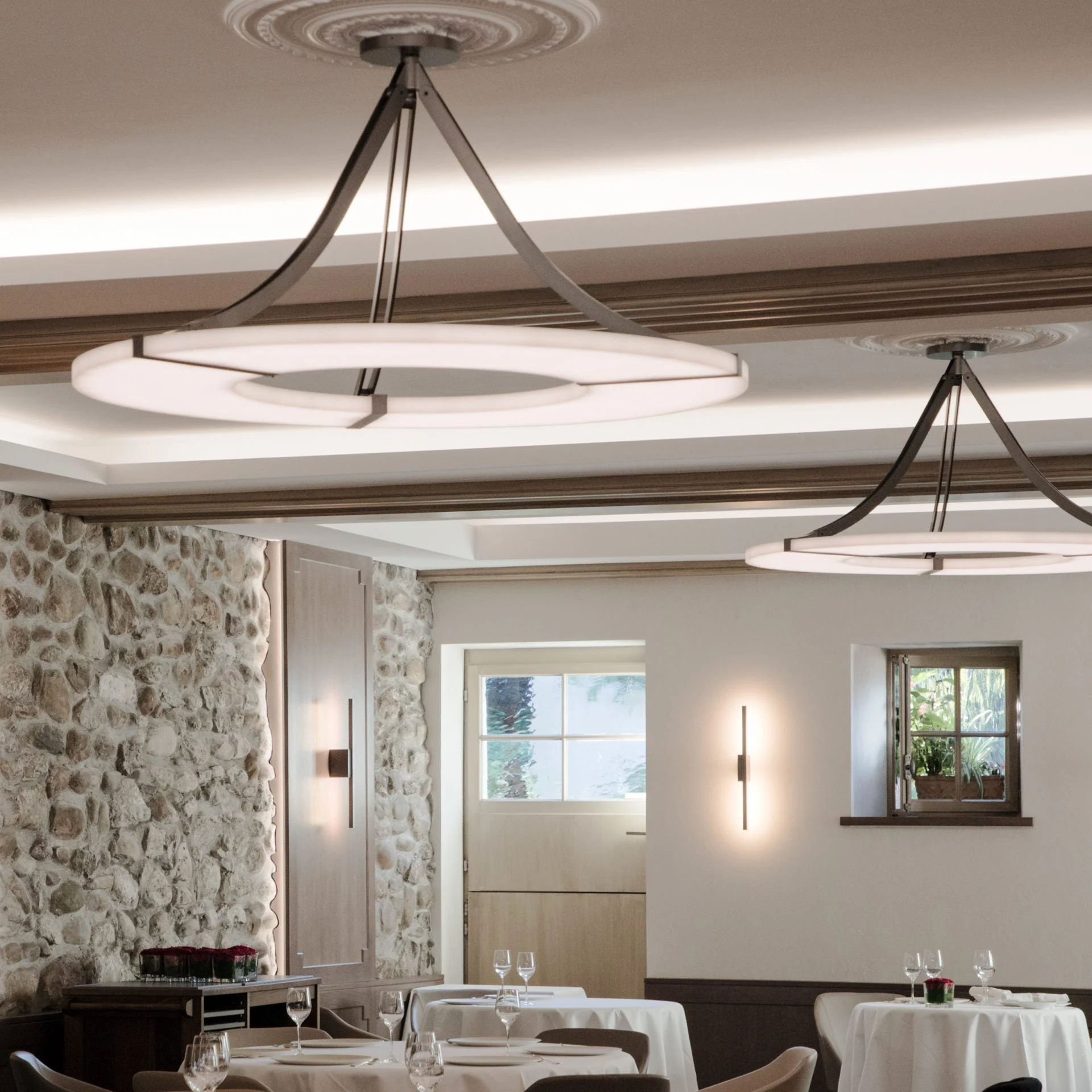 Alabaster Halo Pendant Light - Image 15