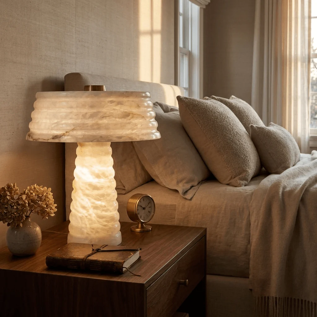 Alabaster Layered Table Lamp - Image 5