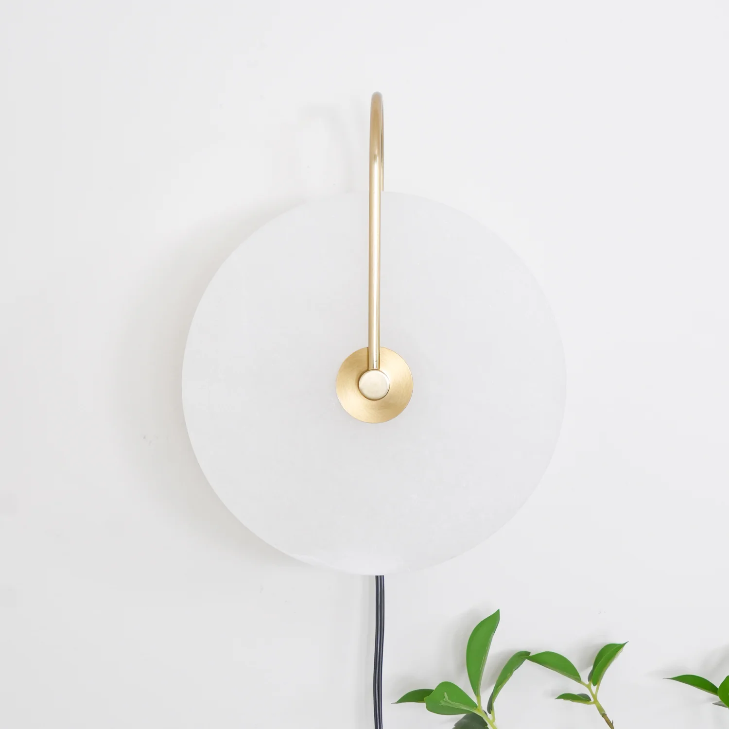 Alabaster LED Plug-In Wall Lamp - Image 14