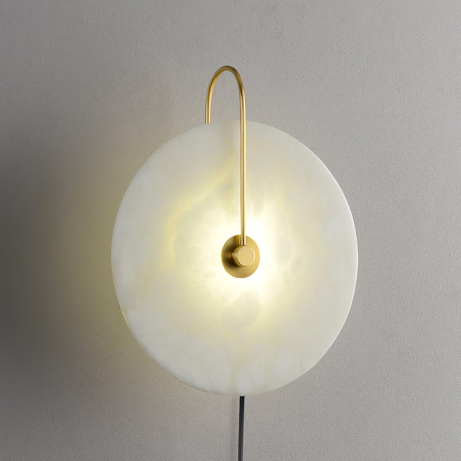 Alabaster LED Plug-In Wall Lamp - Image 25