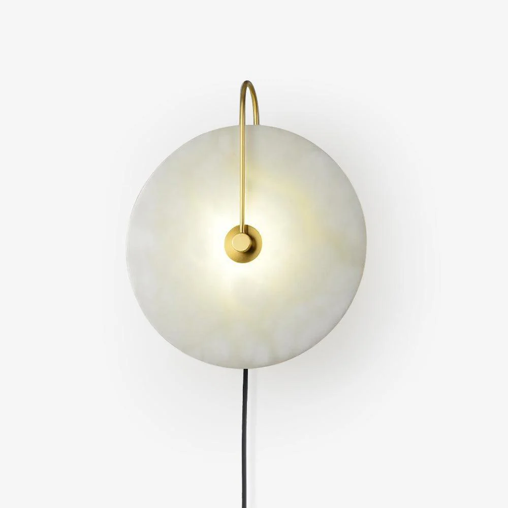 Alabaster LED Plug-In Wall Lamp - Image 27