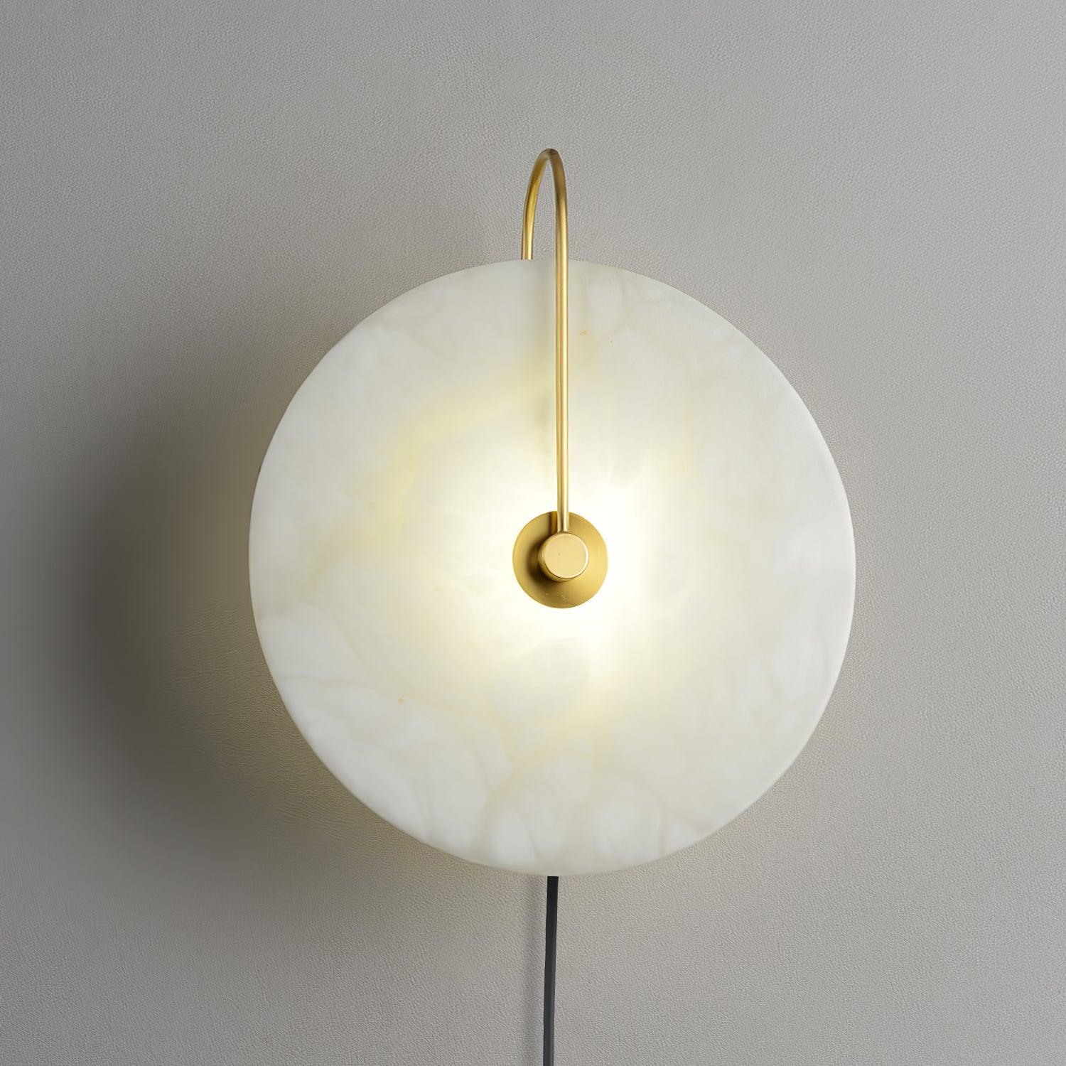 Alabaster LED Plug-In Wall Lamp - Image 47