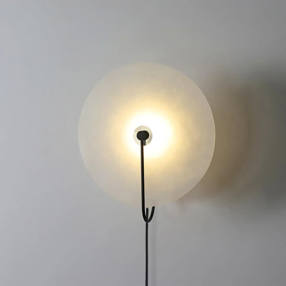 Alabaster LED Plug-In Wall Lamp - Image 50