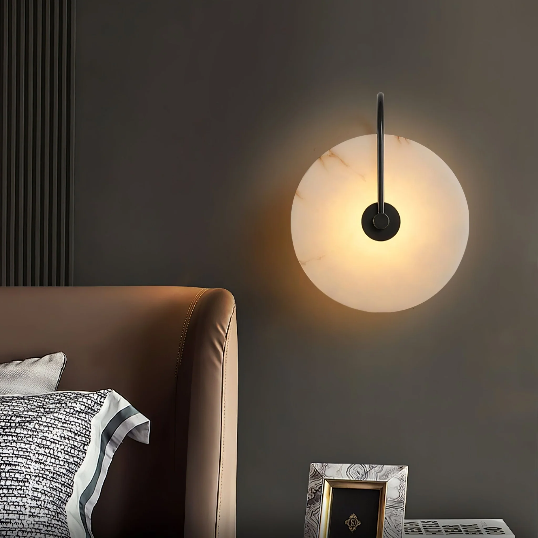 Alabaster LED Plug-In Wall Lamp - Image 52