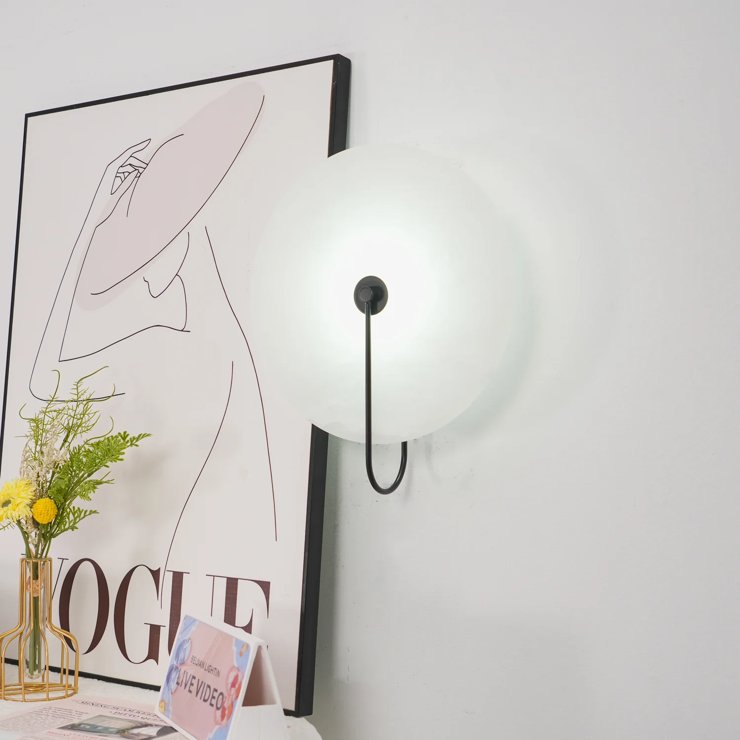 Alabaster LED Plug-In Wall Lamp - Image 58